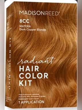 Madison Reed Radiant Hair Color Kit Matera Marigold 8CC Dark Copper Blonde